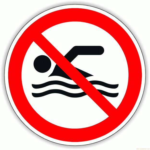 no swim
